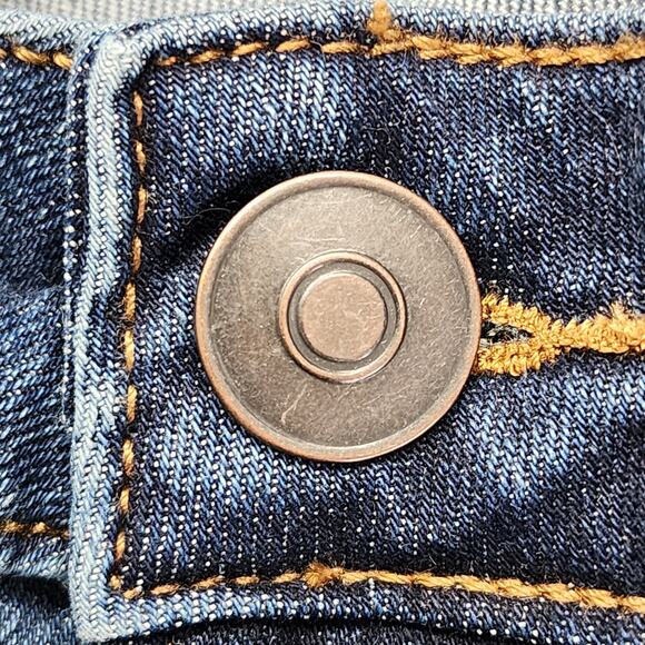 No Boundaries Jeans Womens 18 Blue Dark Wash High Rise Skinny Stretch Casual - Picture 2 of 12